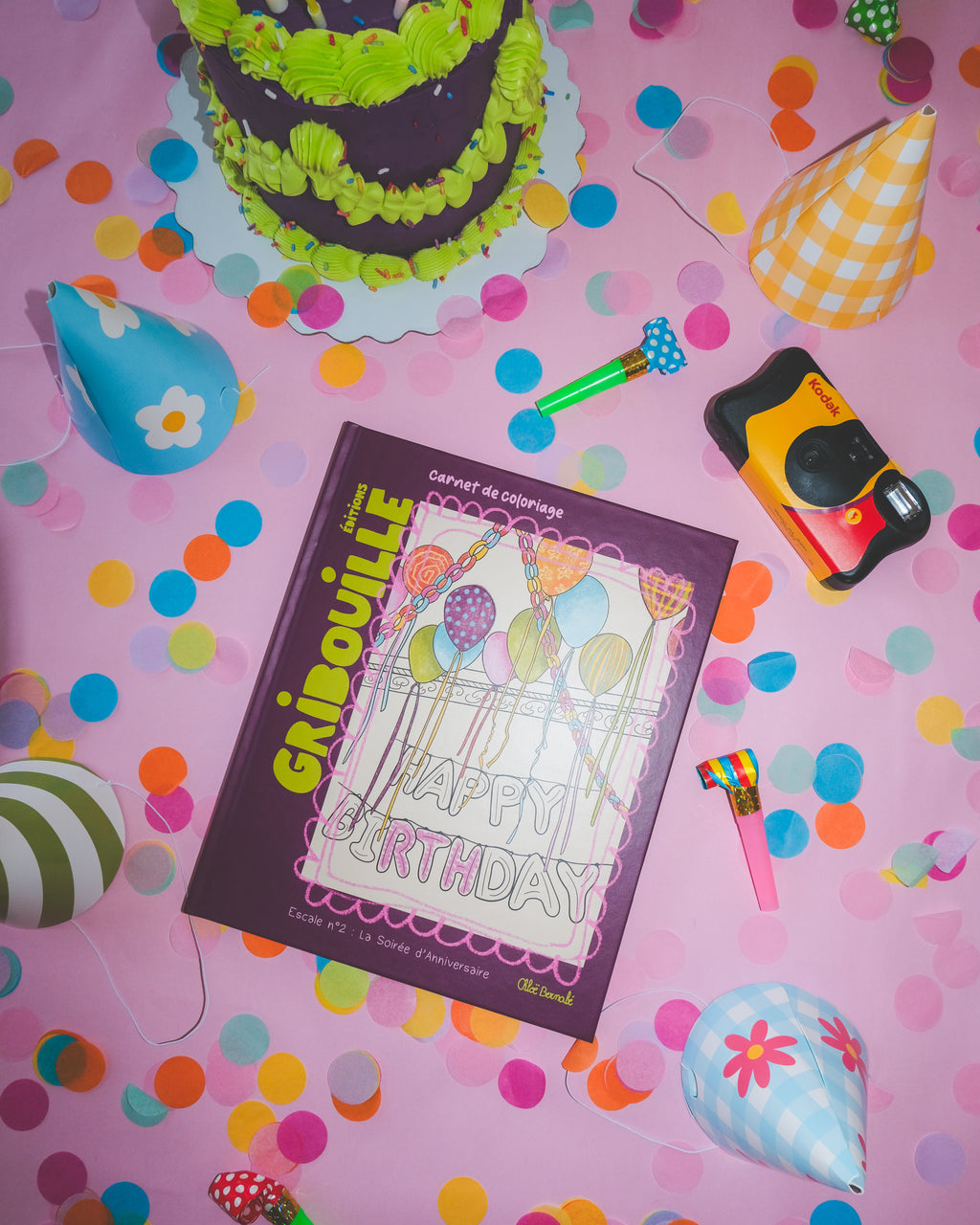 Couverture du carnet Escale n°2 La Soirée d'Anniversaire