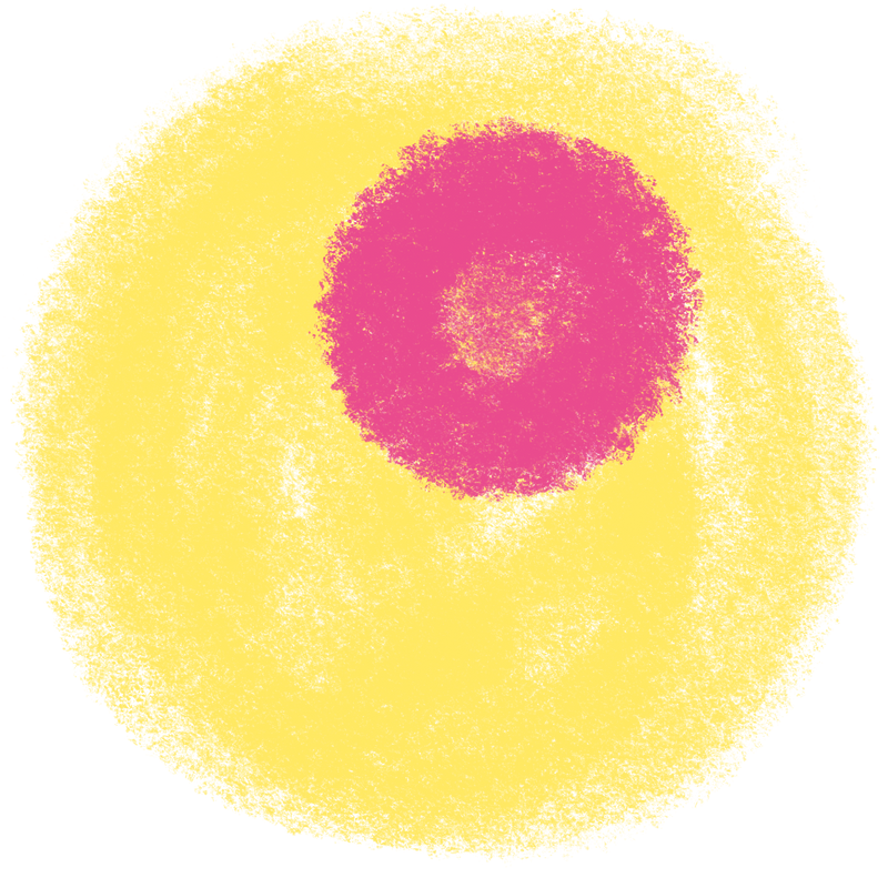 Jaune + Rose Bonbon